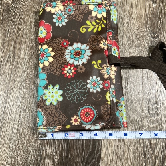 Thirty One 31 Fold It Up Organizer Trifold In “Floral Fanfare” - Picture 6 of 6
